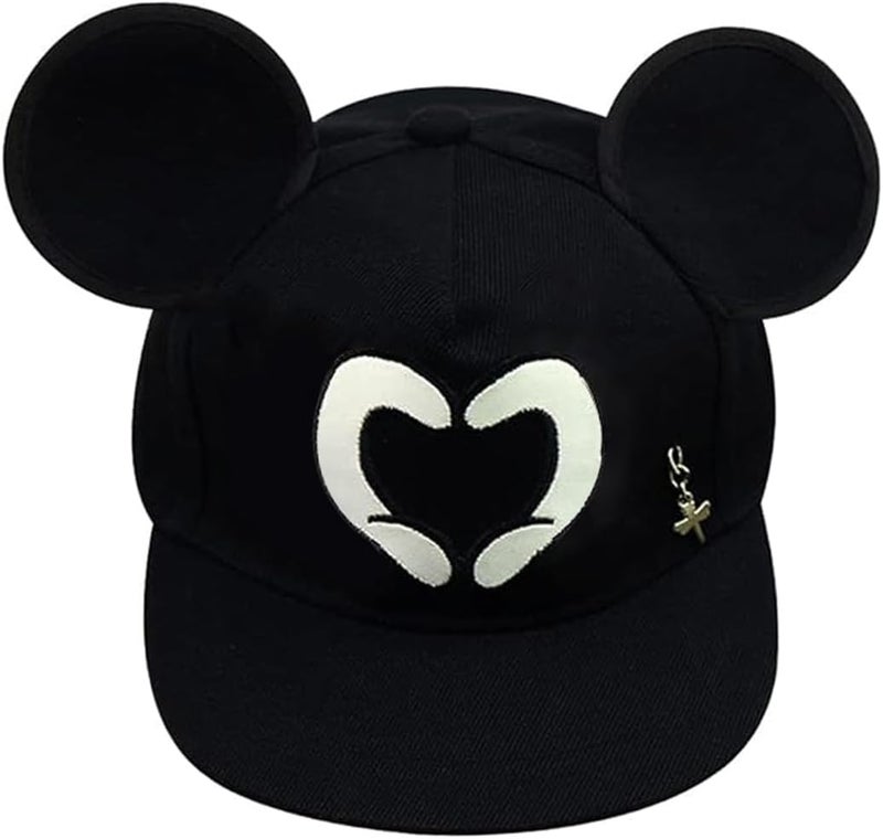 Uivic Boys Girls Mouse Ear Baseball Cap Kids Cute Adjustable Snapback Trucket Hat for Children Ages 2-12 - Image 2